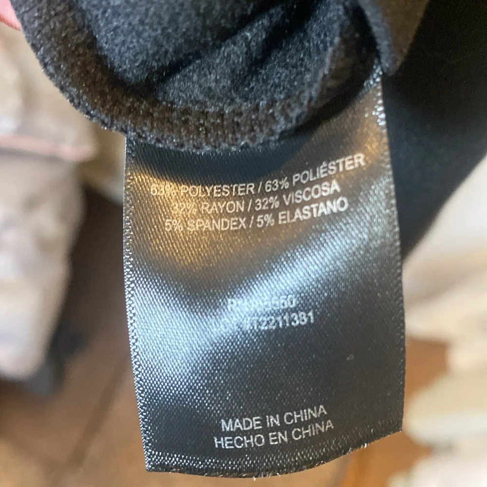 32 Degree Heat Black String Cowl neck Sweatshirt NWT size M - Picture 8 of 8